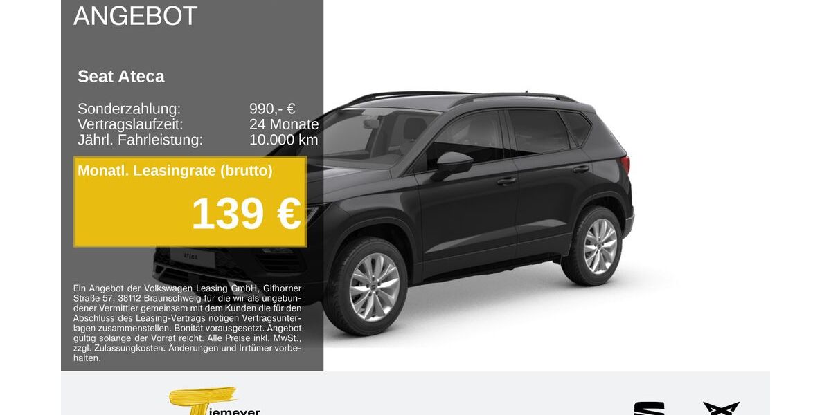 Seat Ateca 19.662 km 24.370 &euro; Hemer 58675