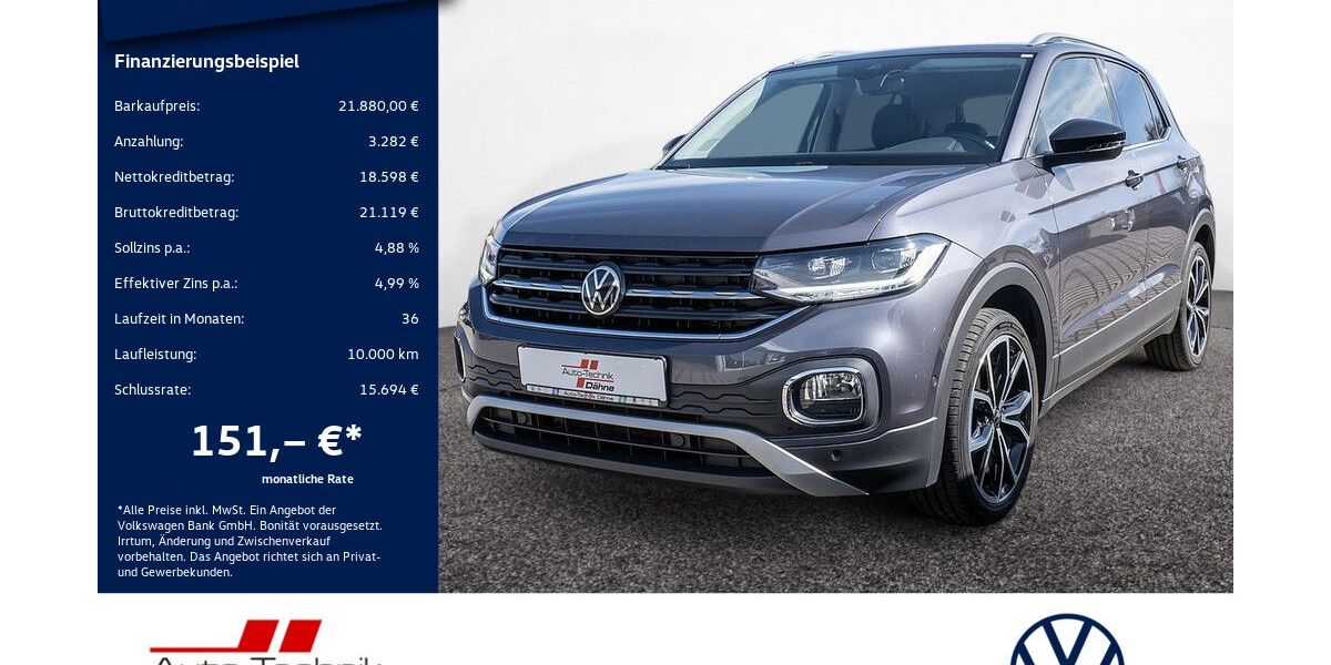 VW T-Cross 56.054 km 21.880 &euro; Wittenberge 19322