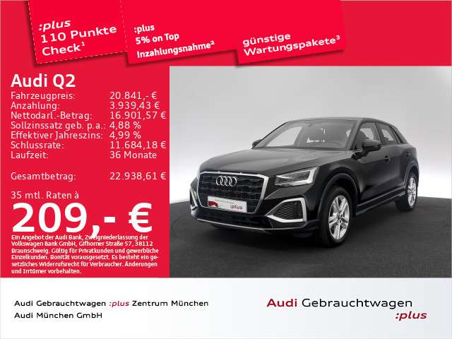 Audi Q2 63.312 km 20.841 &euro; Eching 85386