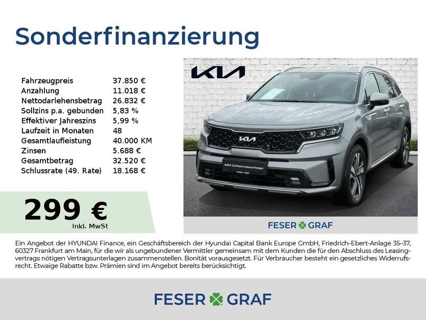 Kia Sorento 65.856 km 37.850 € Roth 91154