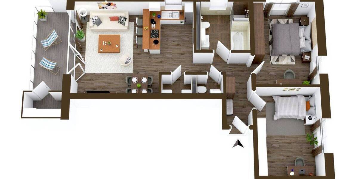Etagenwohnung Achim Bierden - 3 Zimmer, 93 m&sup2;, 1.395&euro; | Angebot:26851895