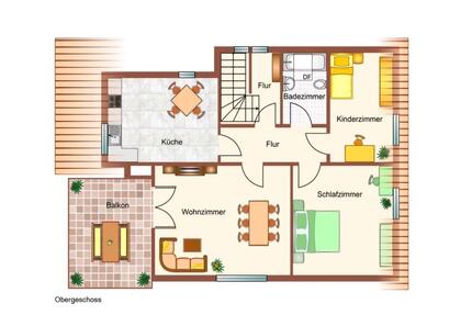 Wohnung 90m² Beverstedt Balkon 4Zimmer