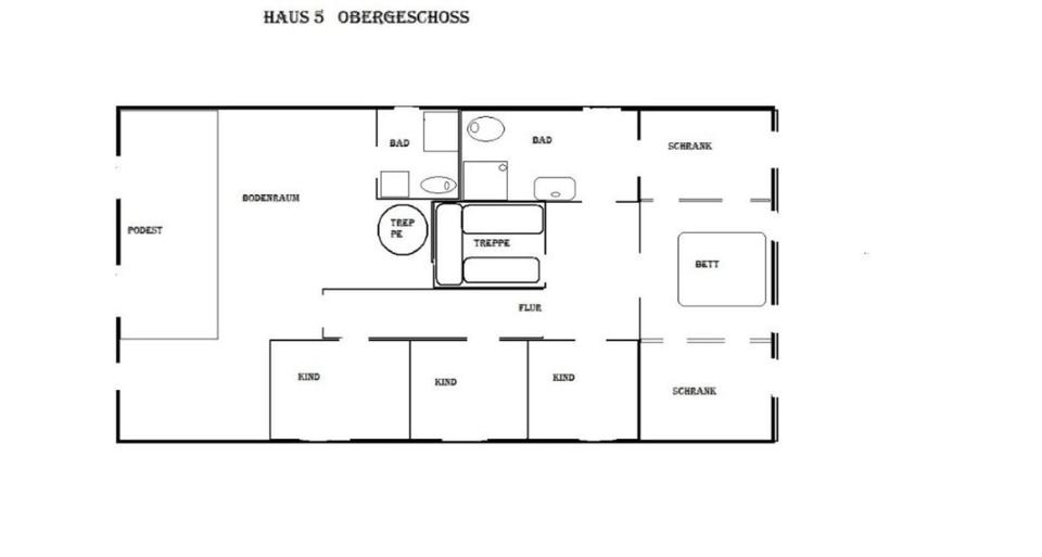 Freistehendes Einfamilienhaus mit großem Garten und Kamin 6 zimmer