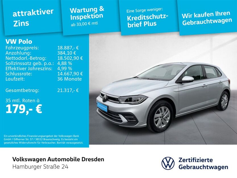 VW Polo 18.937 km 18.887 € Dresden 01067