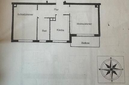 2Zimmer (reine Südseite) mit Balkon-EBK in A-Göggingen (Erbpacht)