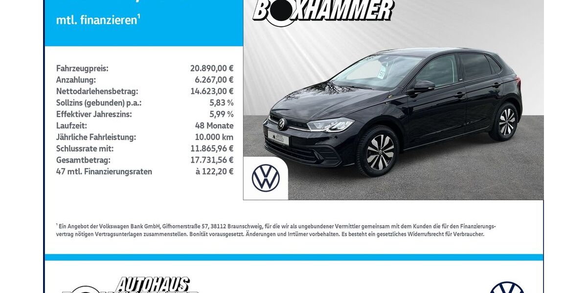 VW Polo 49.136 km 20.890 &euro; Bad Aibling 83043