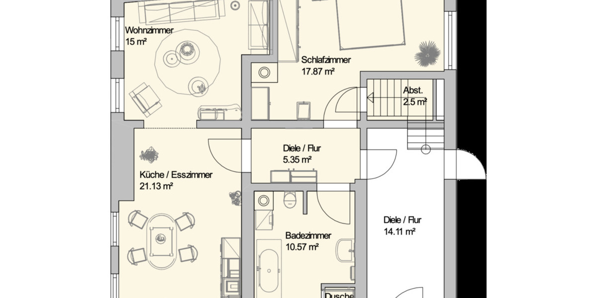 Erdgeschoßwohnung Salzwedel - 2 Zimmer, 75 m&sup2;, 525&euro; | Angebot:25436378