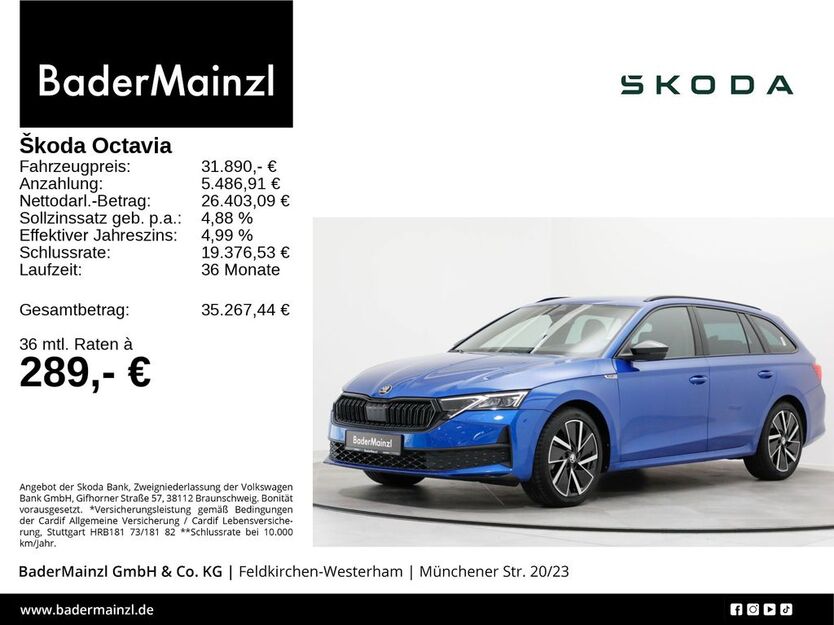 Skoda Octavia 11.693 km 31.890 € Feldkirchen/Westerham 83620
