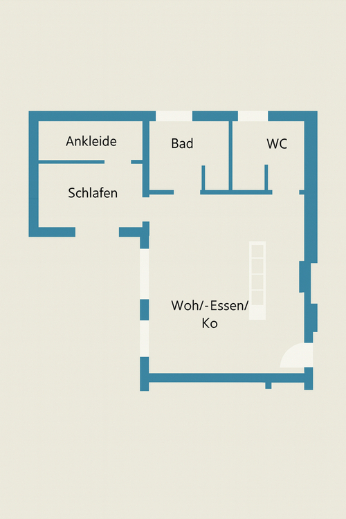 Wohnen am Michelsberg – exklusive Erdgeschosswohnung mit Terrasse 2.5 zimmer