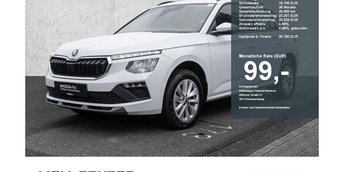 Skoda Kamiq 21.496 km 25.680 &euro; Düsseldorf 40474