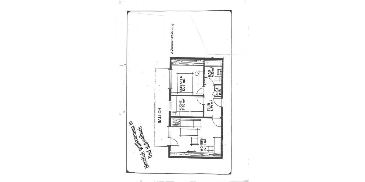 Hochparterre Bad Schwalbach - 2 Zimmer, 67 m&sup2;, 650&euro; | Angebot:26383957
