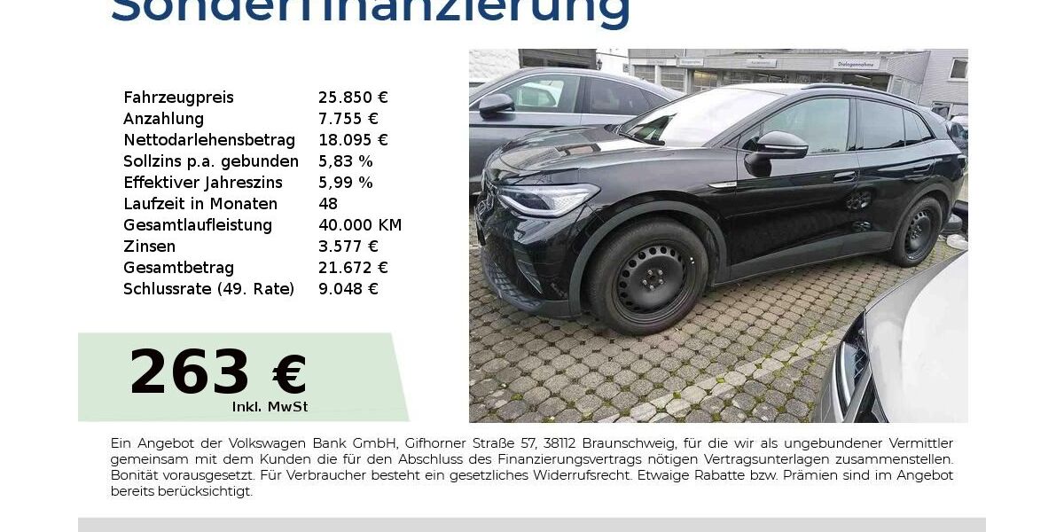 VW ID.4 70.150 km 25.850 &euro; Nürnberg 90431