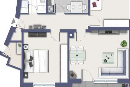 Wohnung Hardheim - 3 Zimmer, 63 m&sup2;, 114.000&euro; | Angebot:25481382