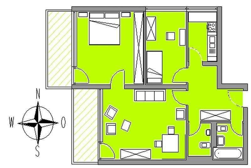 Etagenwohnung Bad Reichenhall - 3 Zimmer, 70 m&sup2;, 299.000&euro; | Angebot:26904349