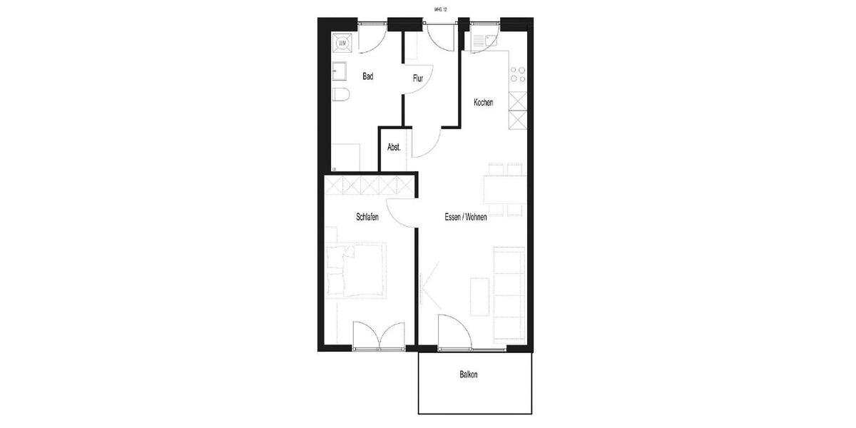 Etagenwohnung Neuendettelsau - 2 Zimmer, 66 m&sup2;, 780&euro; | Angebot:26444605