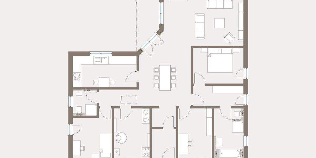 Bungalow Brachstädt Oppin - 4 Zimmer, 142 m&sup2;, 389.000&euro; | Angebot:25940469