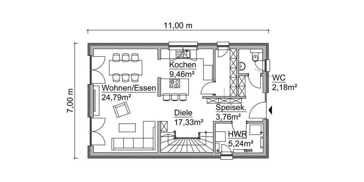 Einfamilienhaus Braunsbedra / Großkayna Großkayna - 4 Zimmer, 121 m&sup2;, 410.640&euro; | Angebot:26259089