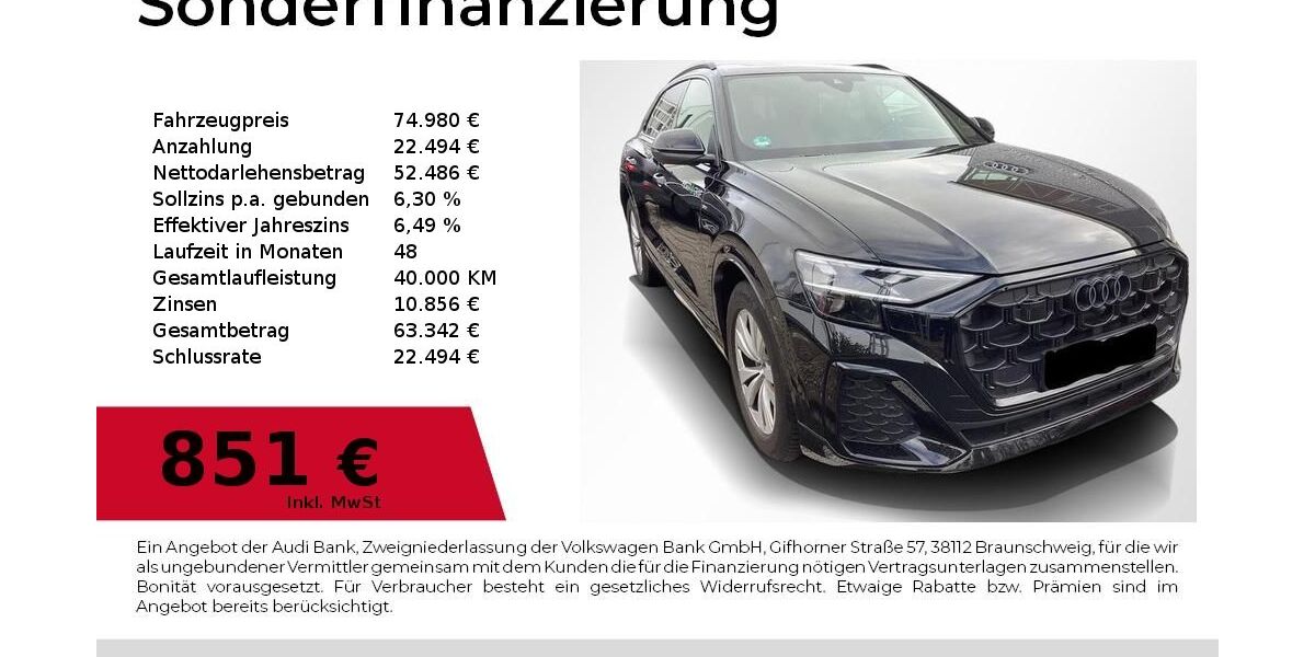 Audi Q8 29.900 km 74.980 &euro; Nürnberg 90411
