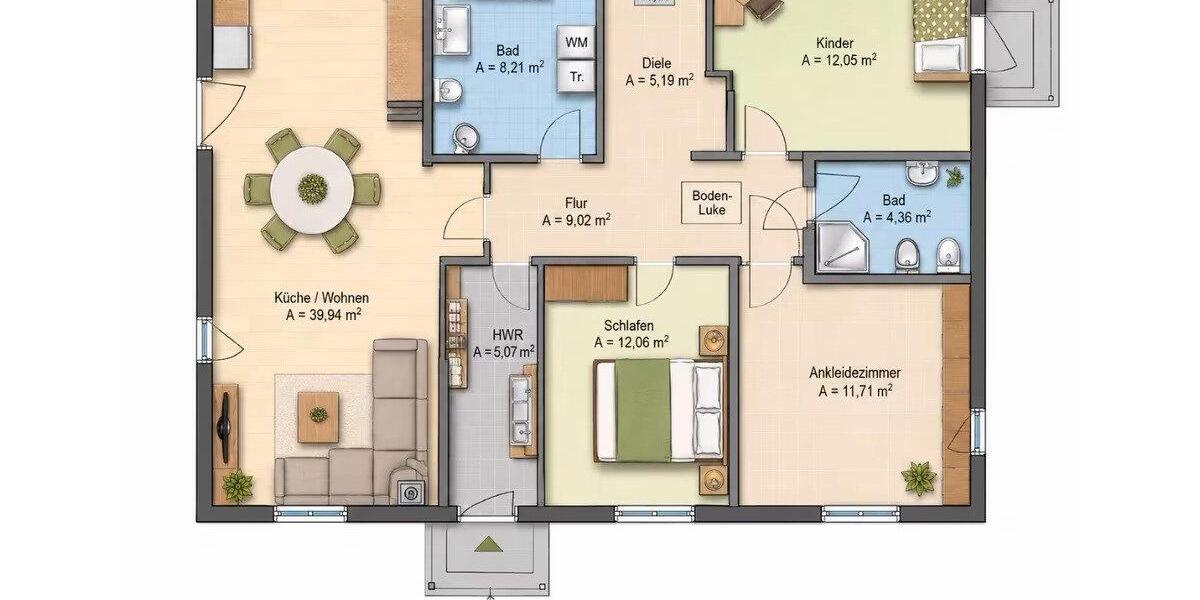 Einfamilienhaus Parchim - 4 Zimmer, 115 m&sup2;, 334.000&euro; | Angebot:27022486