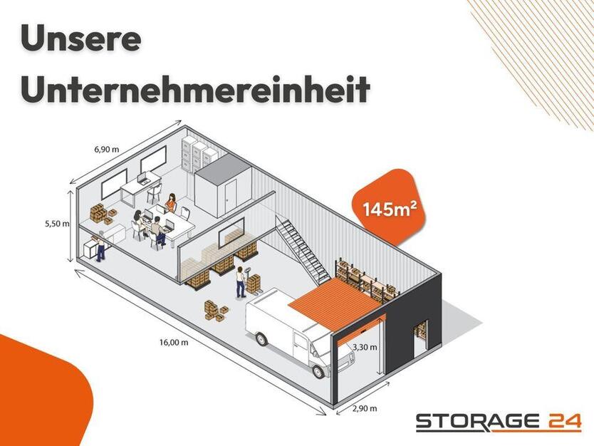 145m² Lager mit Büro | Gewerbefläche mieten in Magdeburg