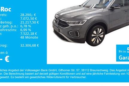 VW T-Roc 9.500 km 28.290 &euro; Gersthofen 86368