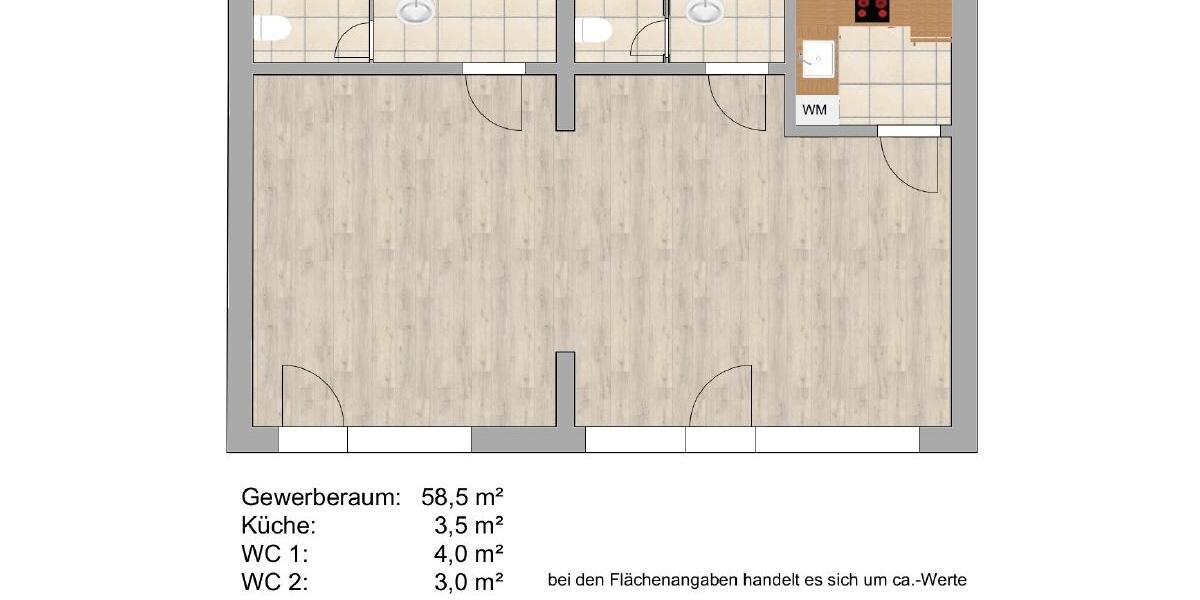 Gewerbeobjekt Schwarzheide Schwarzheide-Ost Victoria - 415&euro; | Angebot:23190806