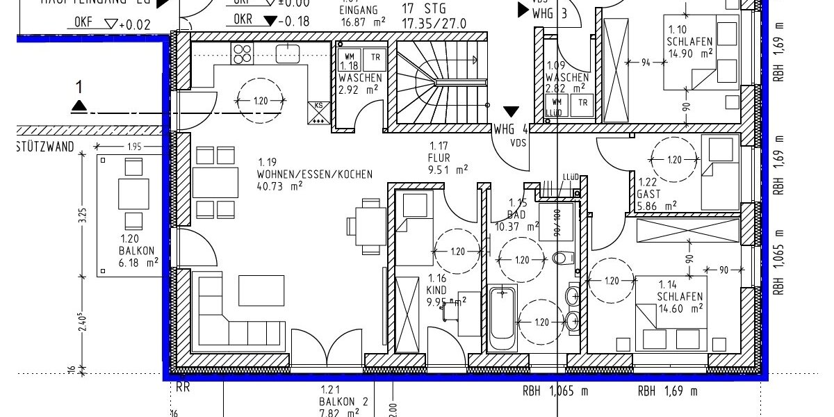 Erstbezug 4-Zi-Whg - Wfl 101 m² für Kapitalanleger oder Eigenbezieher interessant hohe Förderung durch KfW-40-QNG Quallität hoher Wohnwert! - Erdgeschoßwohnung Windischeschenbach | Angebot:16872718