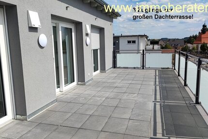 Optimal für Single oder Paar! Exclusive 2-Zimmer-Penthouse-Wohnung große West-Terrasse 3. OG Energiesparhaus KfW-40 Videobegehung!. - Haus Kemnath | Angebot:24548861
