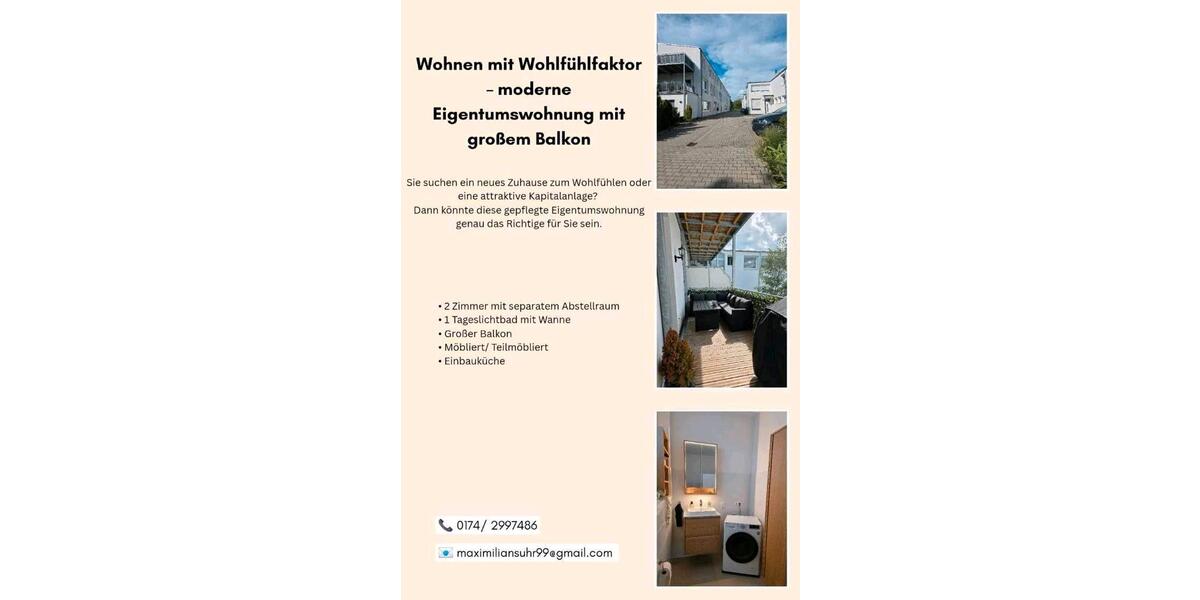 Etagenwohnung Bitterfeld-Wolfen Wolfen - 2 Zimmer, 62 m&sup2;, 105.000&euro; | Angebot:27143920