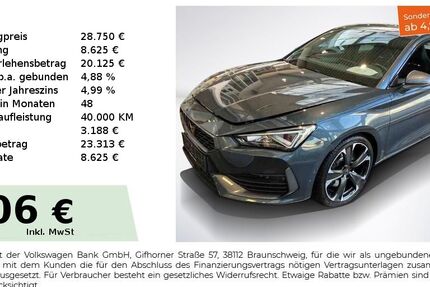 Cupra Leon 37.250 km 28.750 &euro; Nürnberg 90441