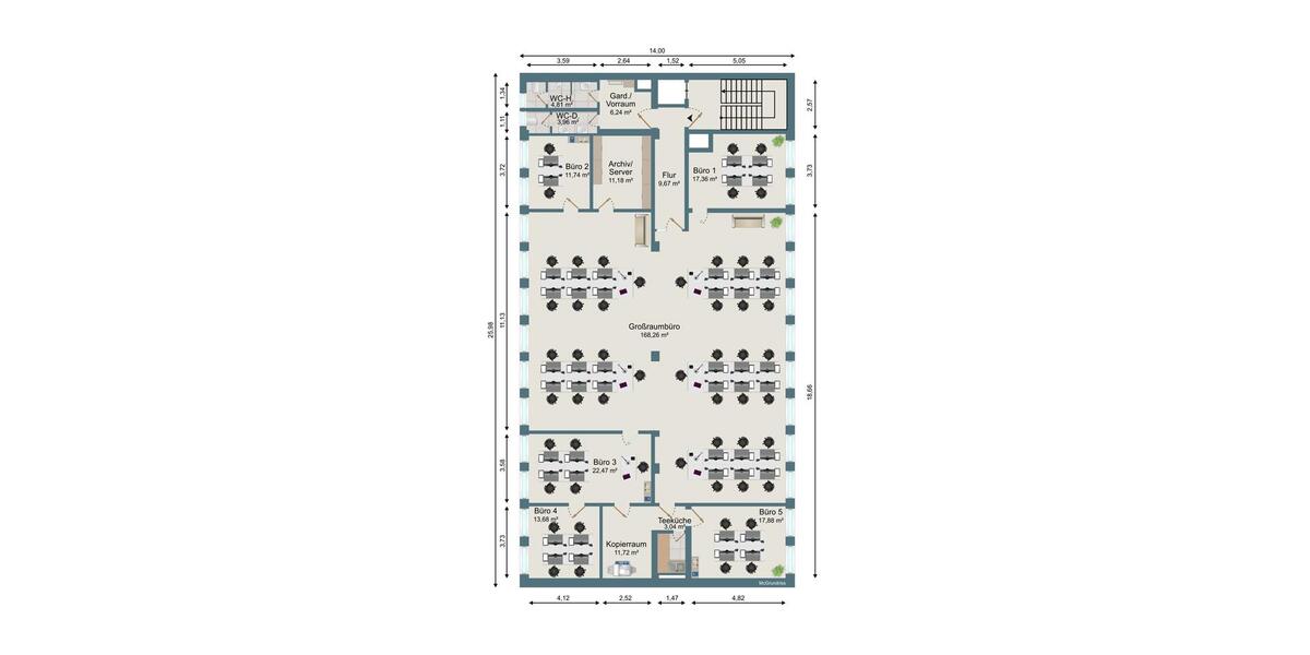 Gewerbeobjekt Heilbronn - 2.200&euro; | Angebot:26682345