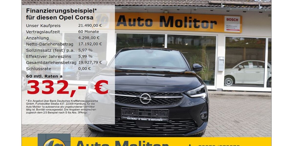 Opel Corsa 9.500 km 21.490 &euro; Eslohe 59889
