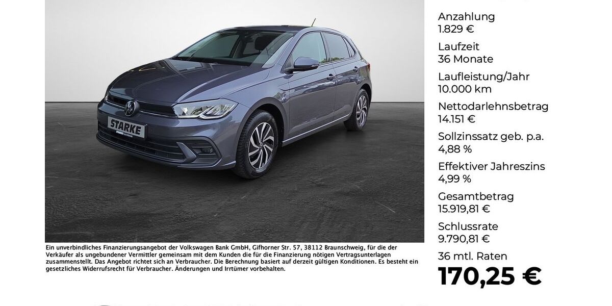 VW Polo 80.566 km 14.980 &euro; Lengerich 49525