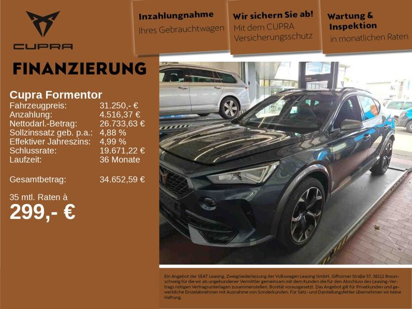 Cupra Formentor 19.721 km 31.250 € Neu-Ulm 89231