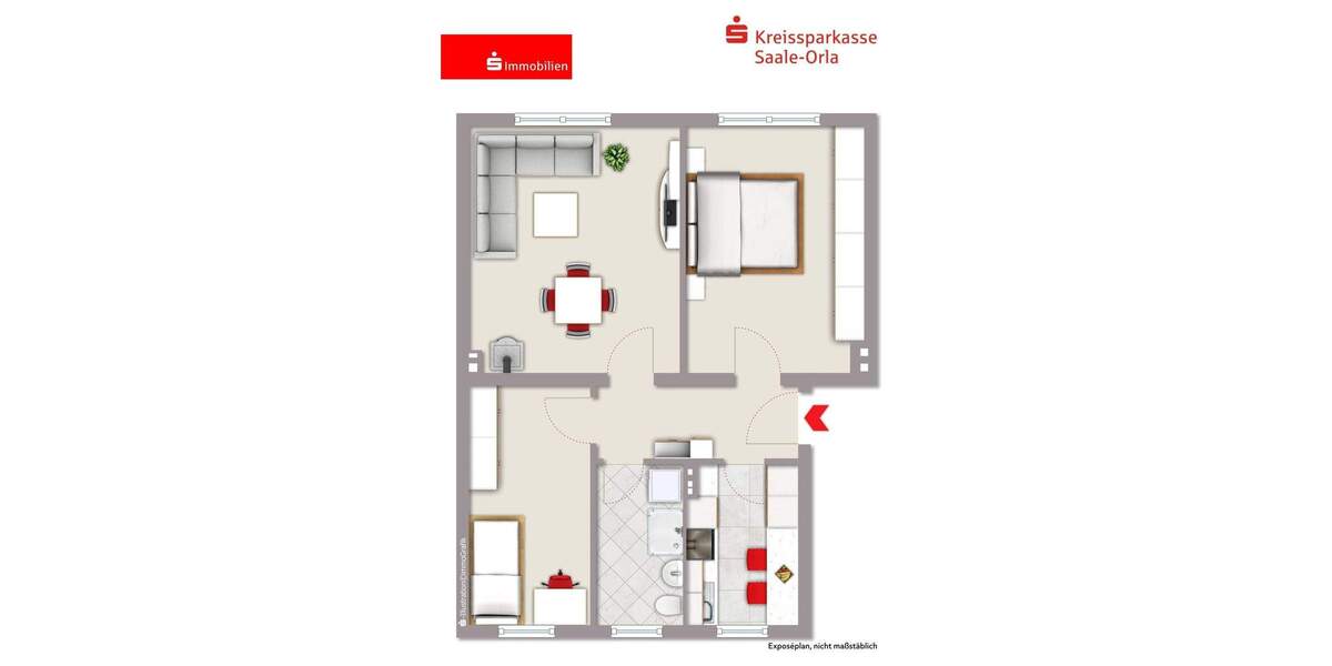 Etagenwohnung Mittelpöllnitz - 3 Zimmer, 65 m&sup2;, 65.000&euro; | Angebot:24482415