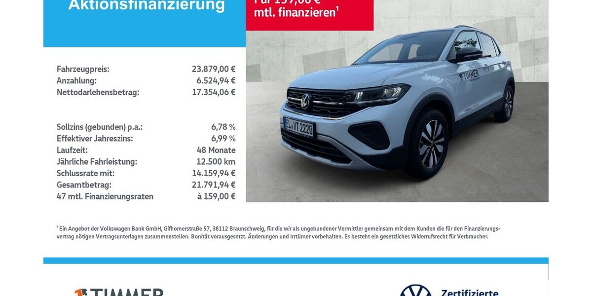 VW T-Cross 17.999 km 23.490 &euro; Lingen 49808