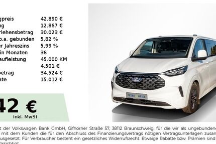 Ford Tourneo Custom 96.437 km 39.990 &euro; Köthen 06366