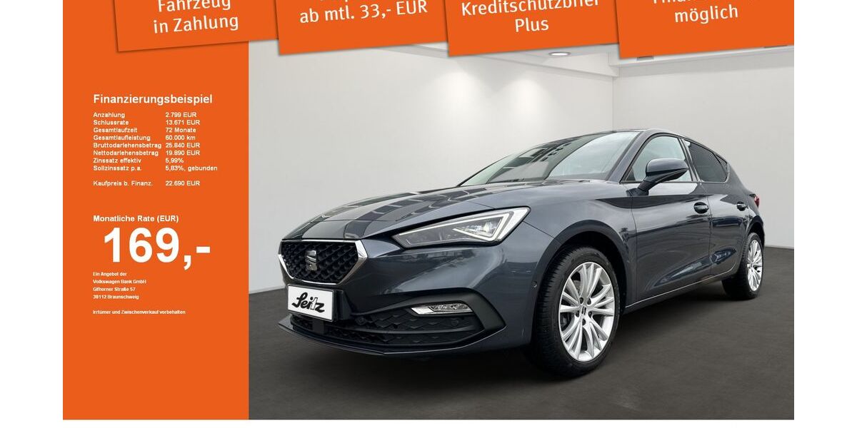 Seat Leon 8.350 km 21.880 &euro; Memmingen 87700