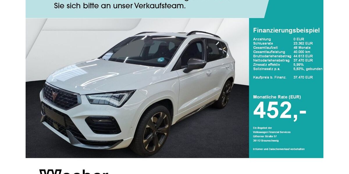 Cupra Ateca 22.808 km 37.470 &euro; Calw 75365