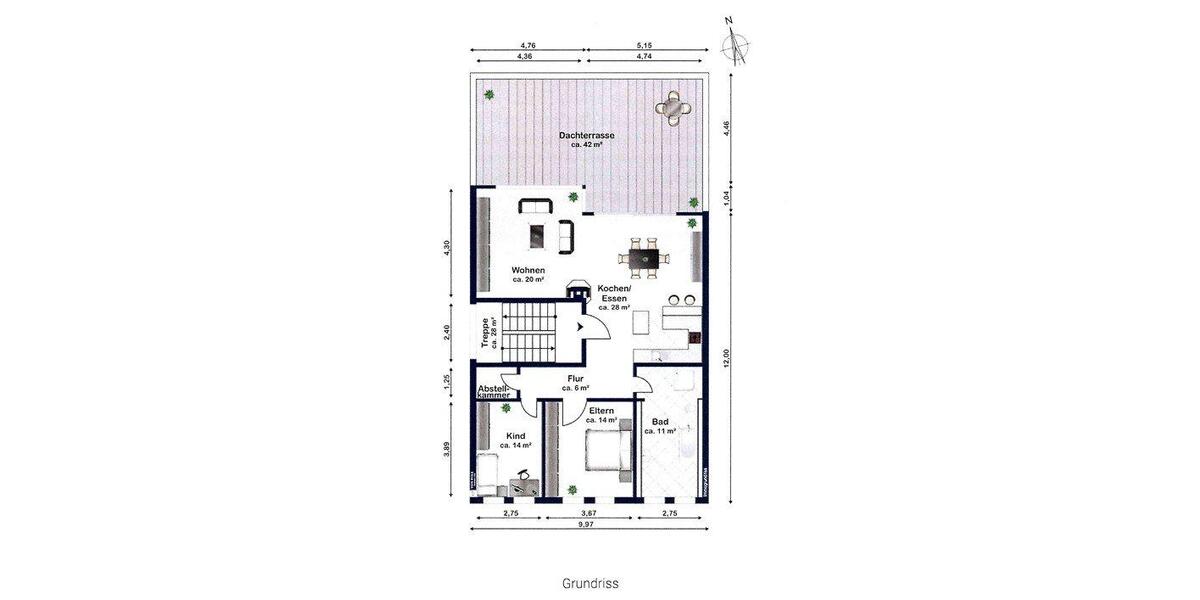 Etagenwohnung Weinheim - 3 Zimmer, 109 m&sup2;, 1.350&euro; | Angebot:26302550