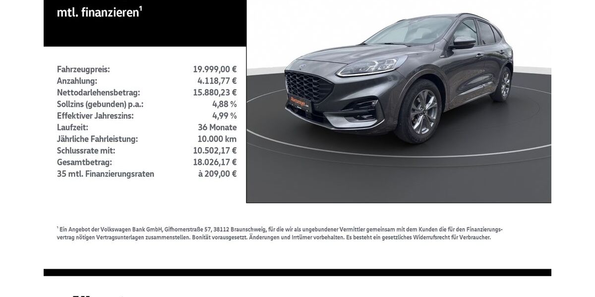 Ford Kuga 47.250 km 19.999 &euro; Leinefelde-Worbis/DE 37327