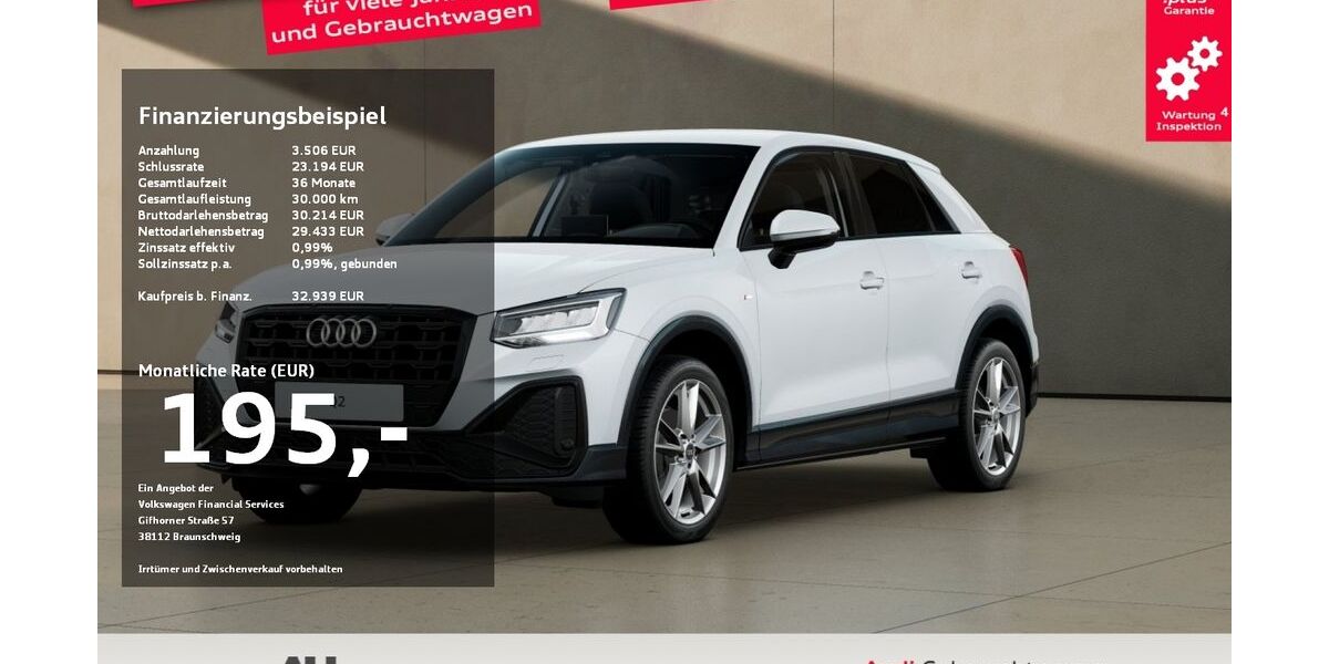 Audi Q2 4.636 km 32.939 &euro; Osterode 37520