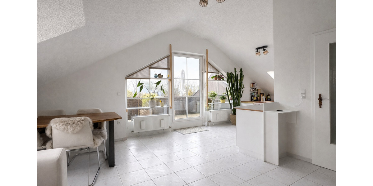 Dachgeschoßwohnung Gersthofen - 2 Zimmer, 60 m&sup2;, 275.000&euro; | Angebot:25852427