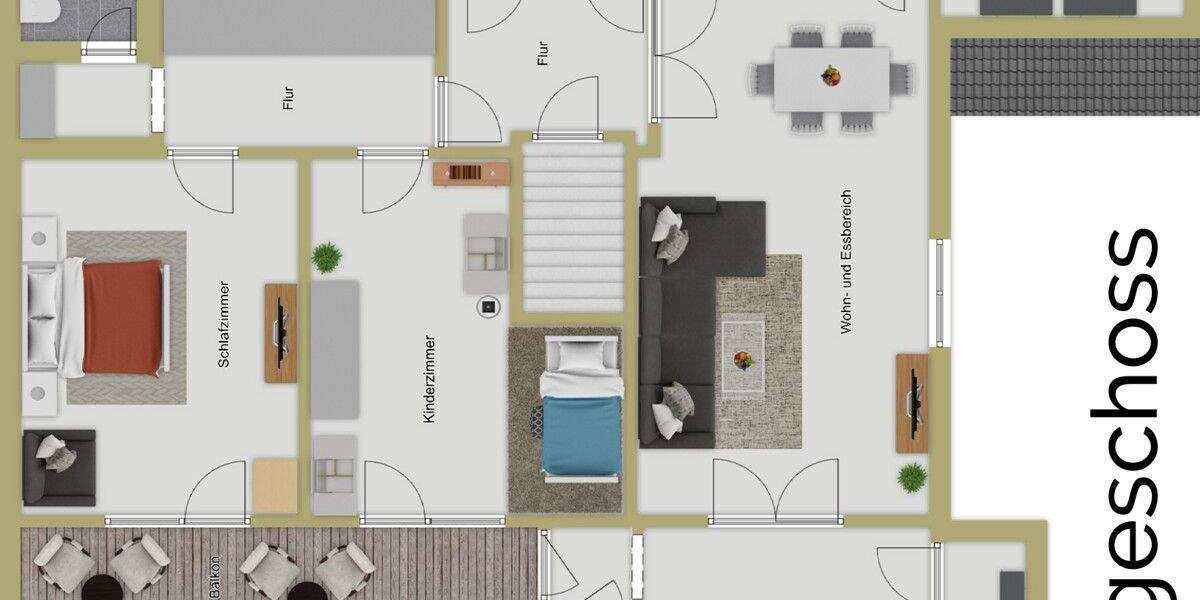 Etagenwohnung Ulm Wiblingen - 5 Zimmer, 143 m&sup2;, 449.000&euro; | Angebot:23964482