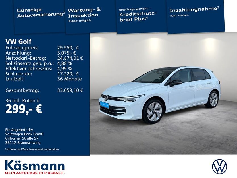 VW Golf 10.149 km 28.960 € Mosbach 74821