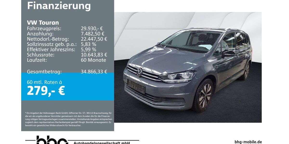 VW Touran 23.934 km 29.930 &euro; Ettlingen 76275