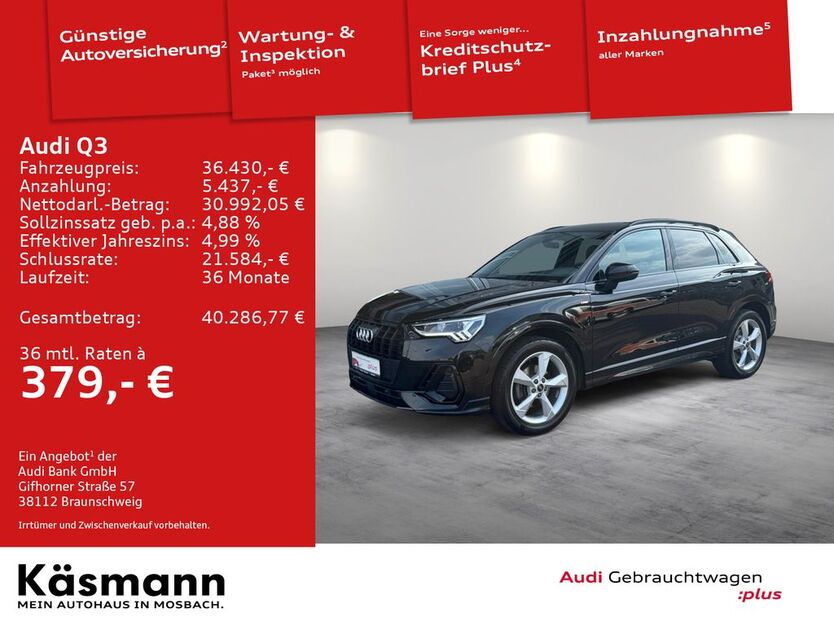 Audi Q3 41.446 km 36.430 € Mosbach 74821