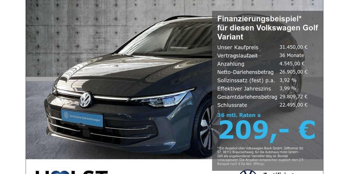 VW Golf 20.822 km 31.450 &euro; Scheeßel 27383