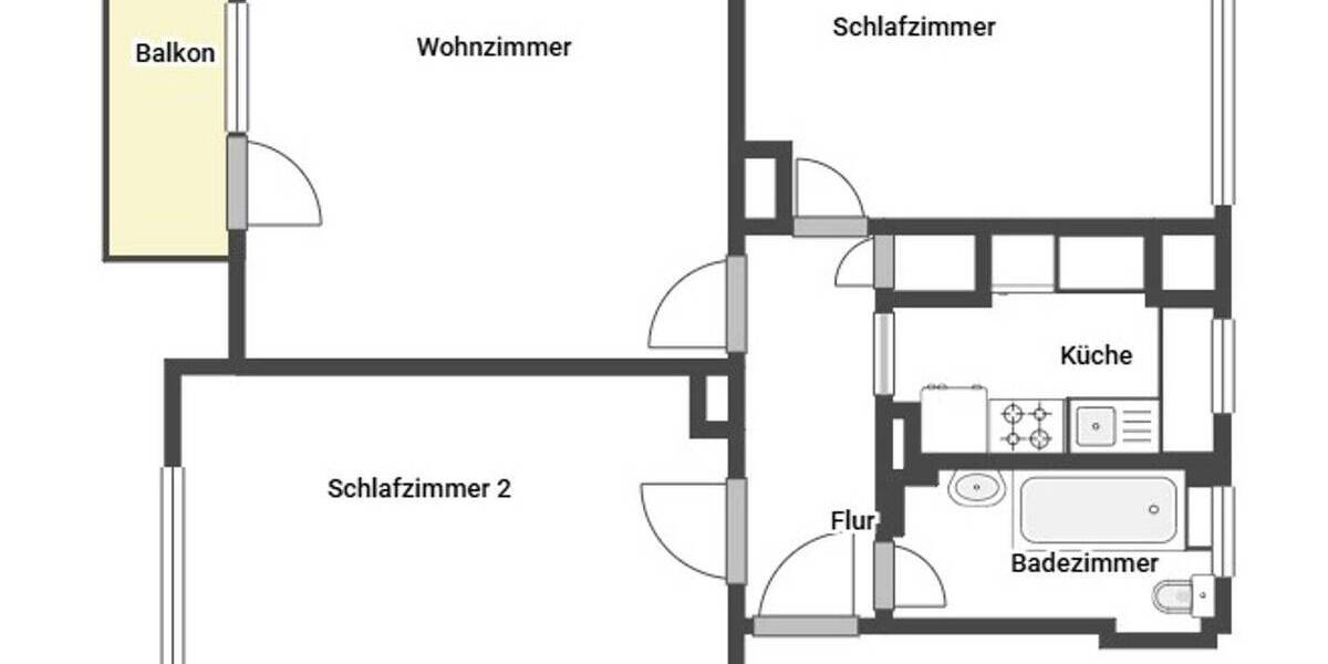 Einfamilienhaus Frankfurt am Main Gallus - 3 Zimmer, 235.000&euro; | Angebot:26805895