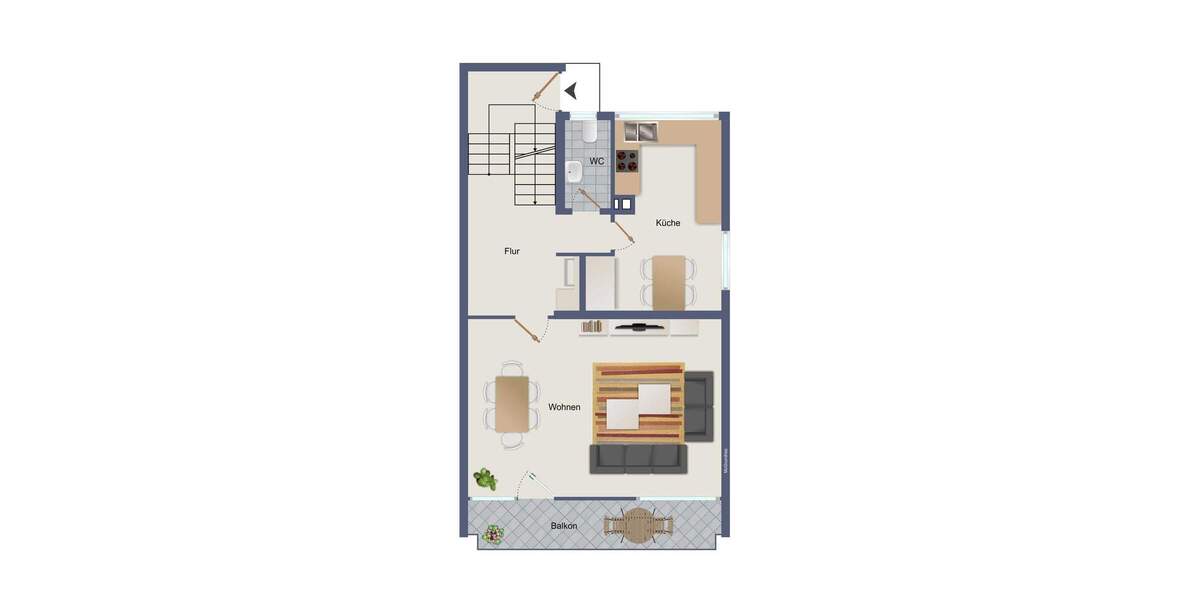 Reihenendhaus Freudenstadt - 5 Zimmer, 136 m&sup2;, 248.000&euro; | Angebot:25703627